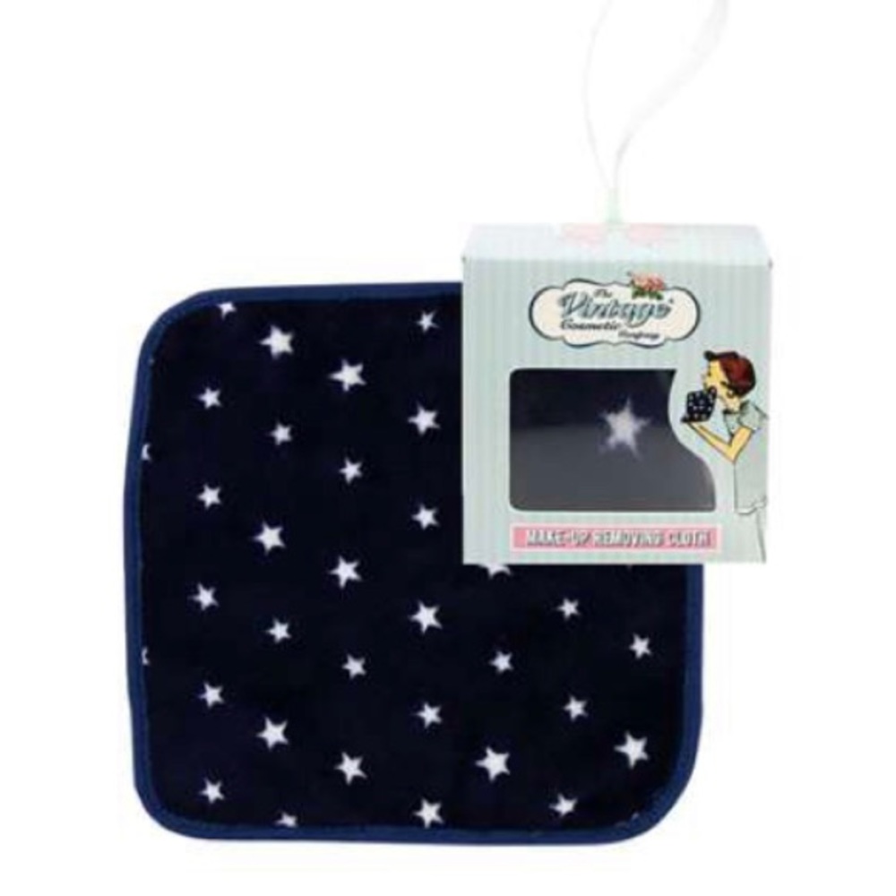 Vintage cosmetics reusable plush washcloth